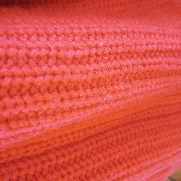 Splendid Collection Ladies Chevron Sweater Size:S Color:Coral, Pink, Gray - Picture 5 of 12